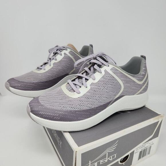 New Dansko Womens Sky Mesh Lace-Up Walking Sneakers Lilac Size EU 42 US 11.5-12 - Picture 3 of 5